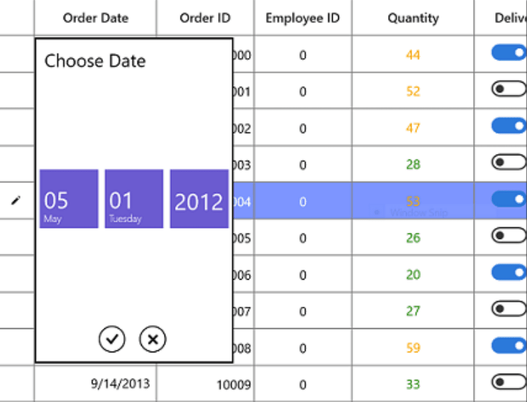 Syncfusion UWP UI Input Controls product image