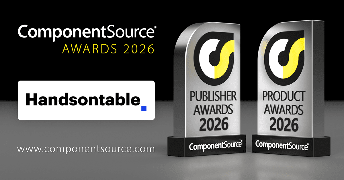 Handsoncode Wins Two ComponentSource Awards