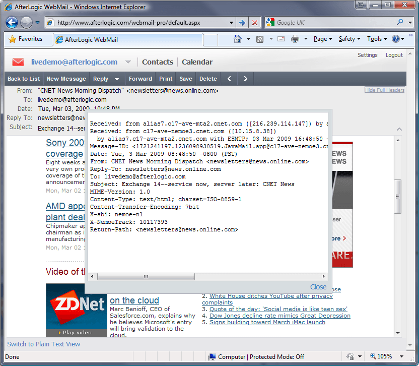 WebMail Pro for ASP.NET product image