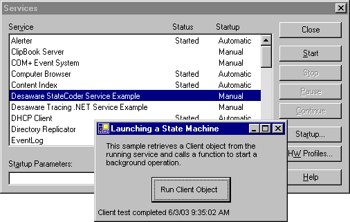 Expose a Client object that clients can retrieve locally or remotely.
