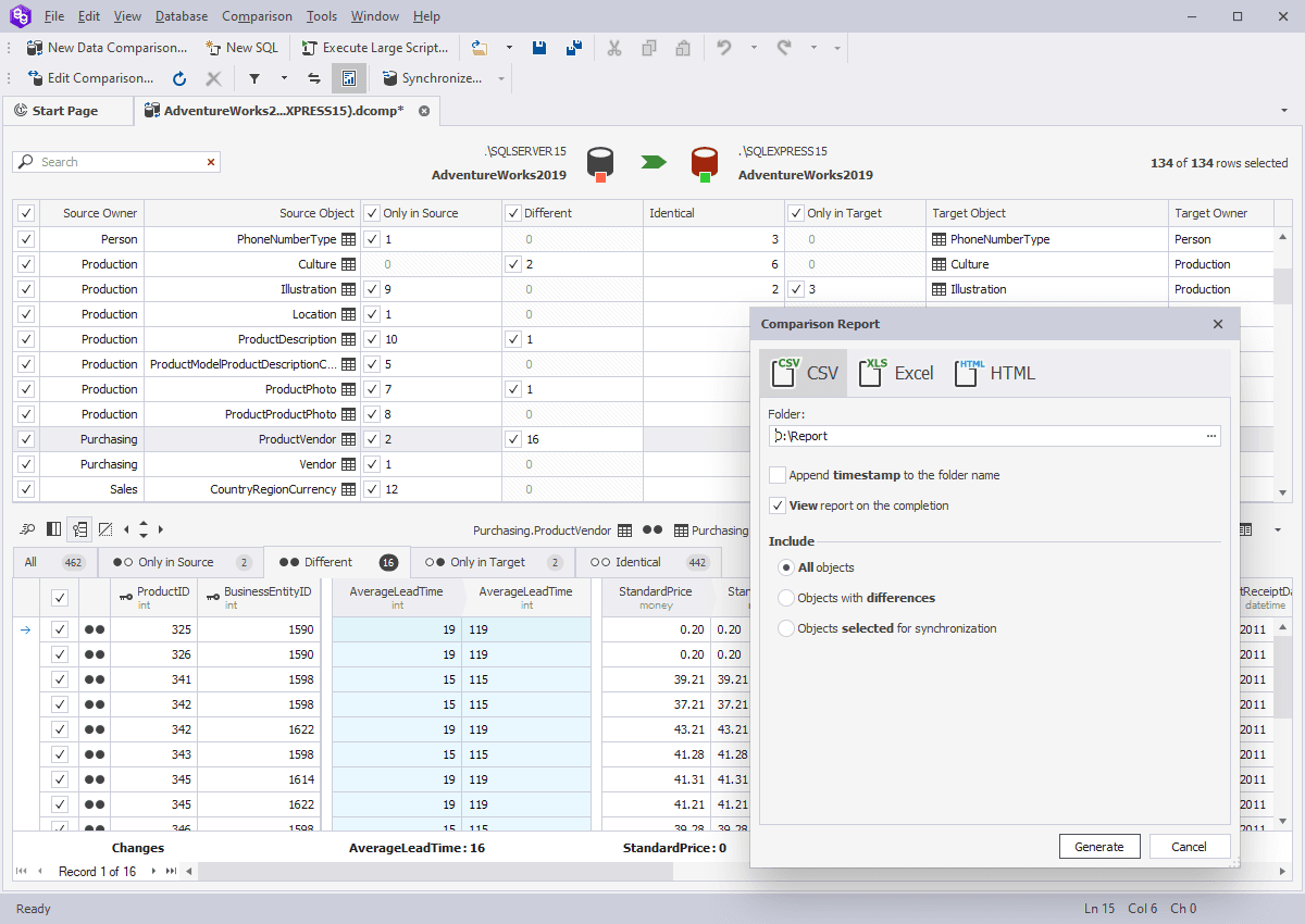 imagen del producto dbForge Compare Bundle