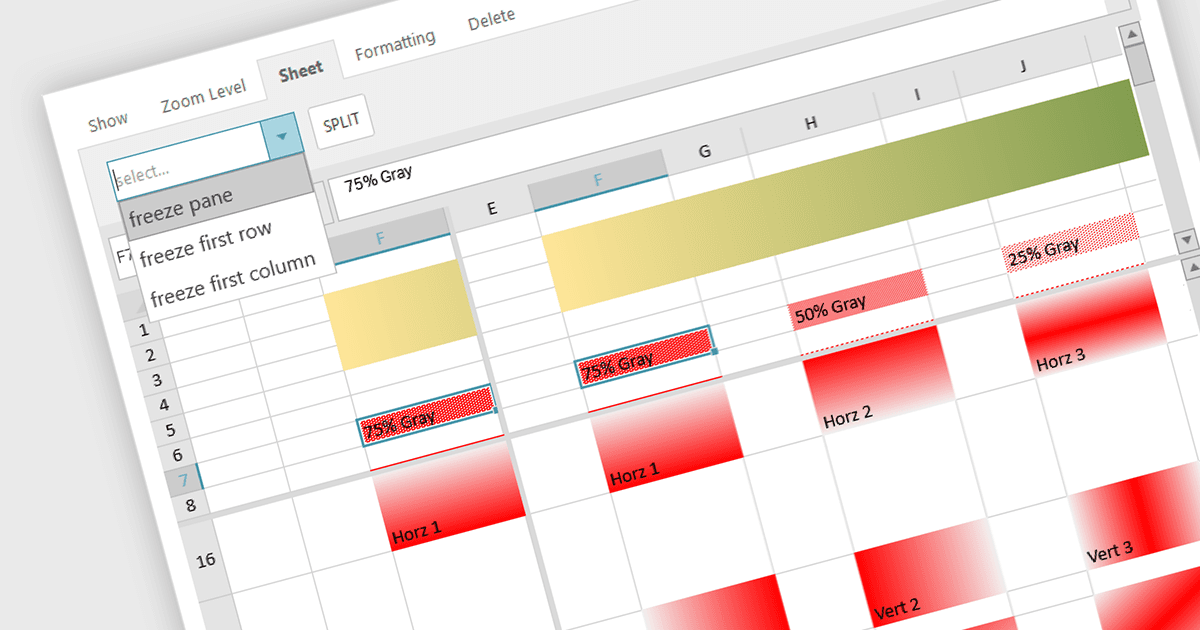 Keep Critical Information Visible in Spreadsheets