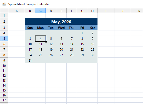 Calendar