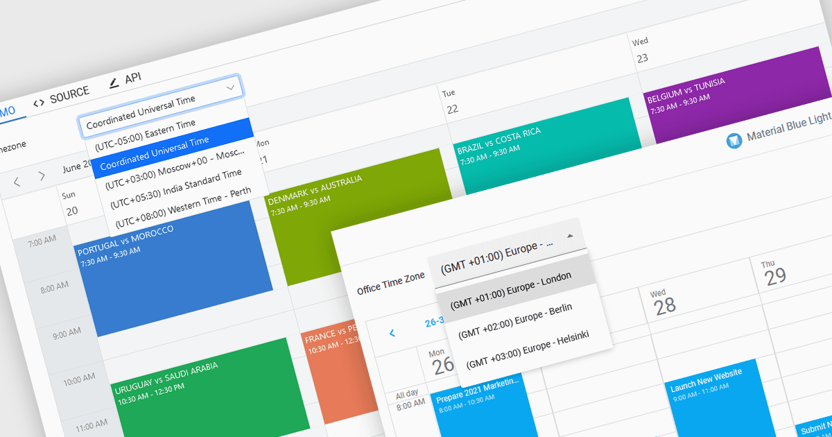 Coordinate Time Zones with JavaScript Scheduling