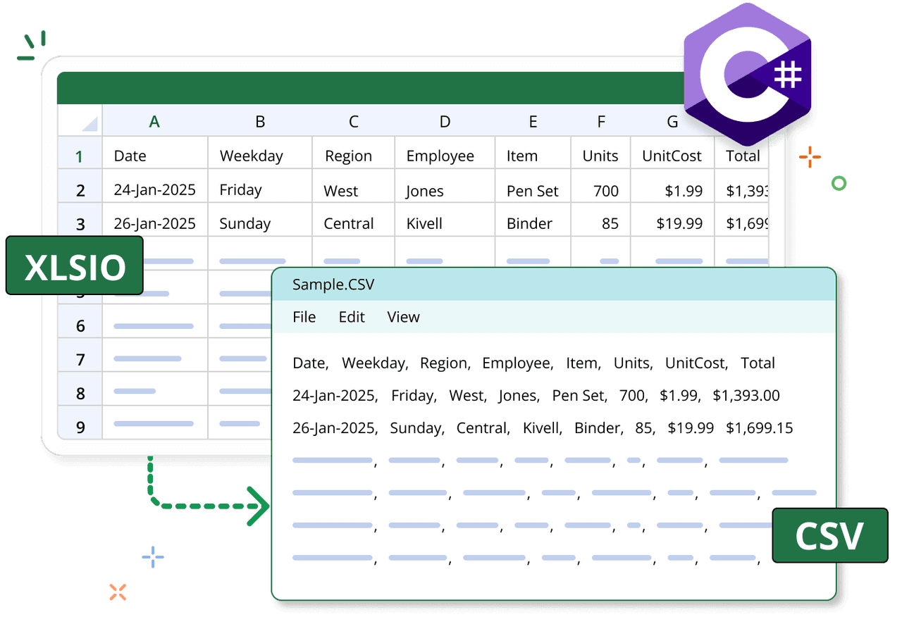 Syncfusion .NET Excel Library product image
