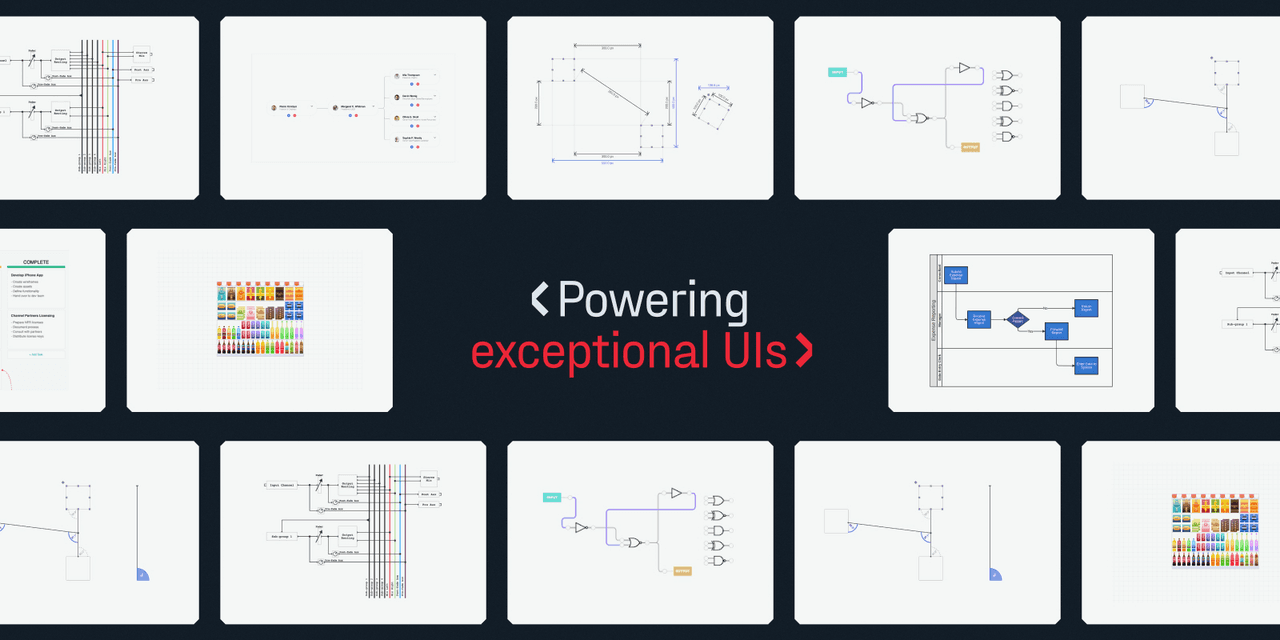 JavaScript diagramming library powering exceptional UIs.