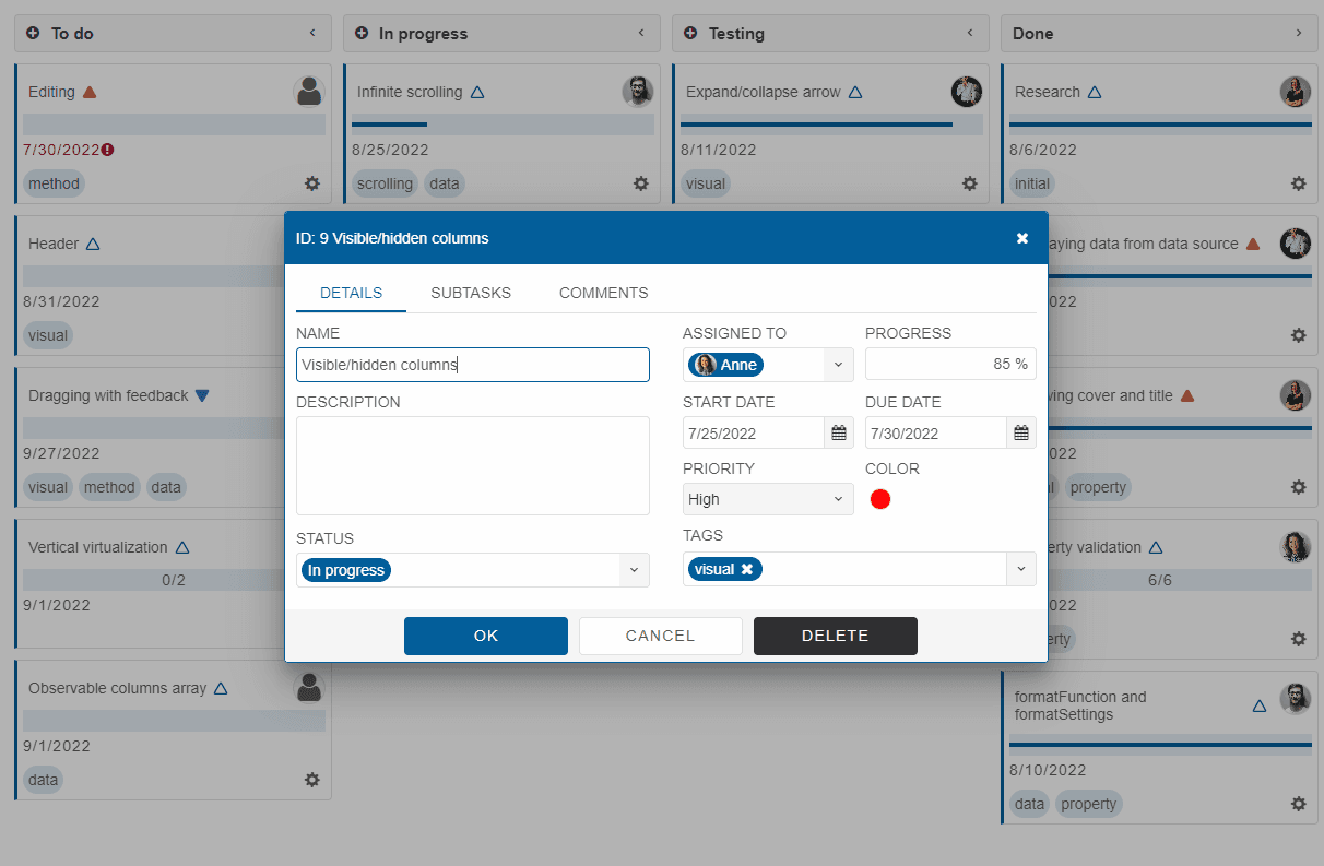 Smart UI Kanban for JavaScript product image