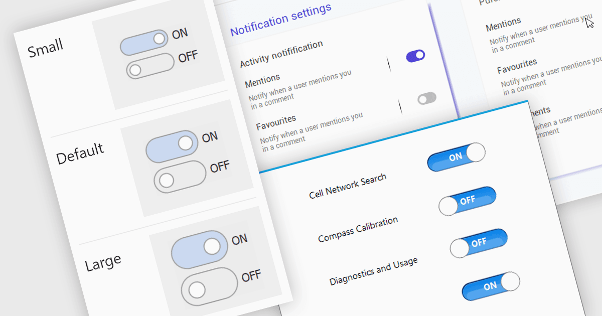 Enhance Your UX with Intuitive Toggle Switches