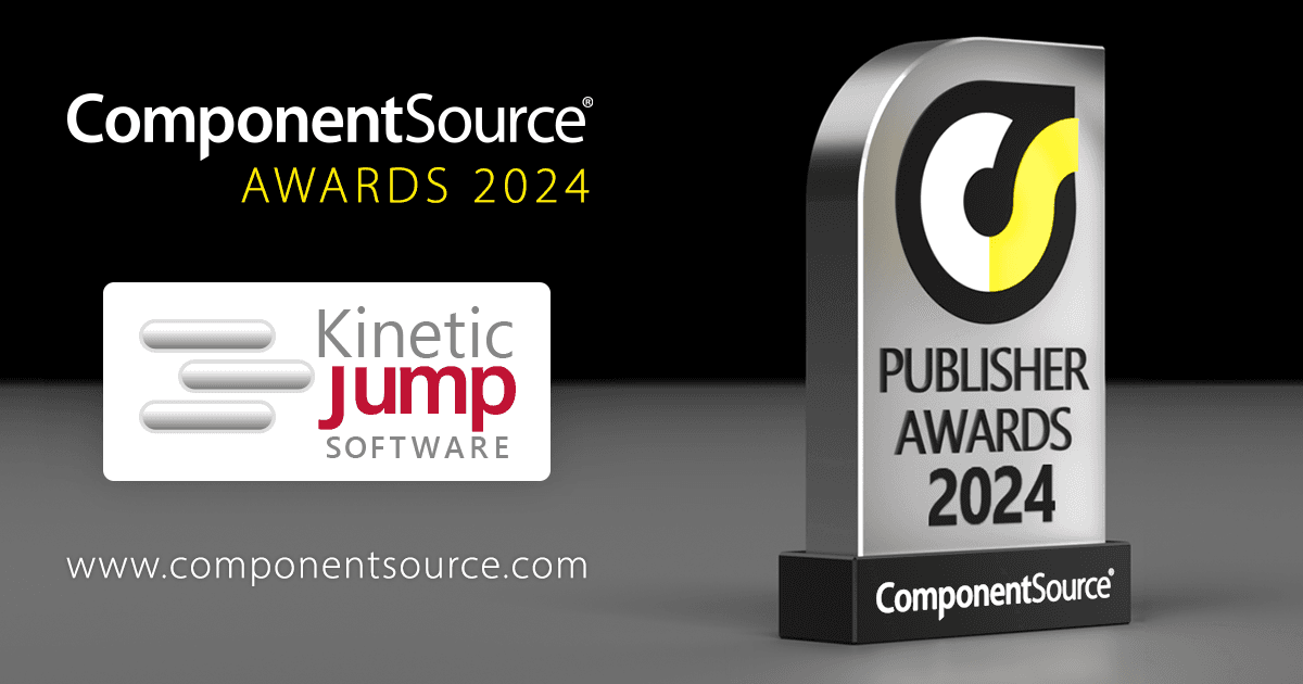 Kinetic Jump Software gewinnt ComponentSource Award