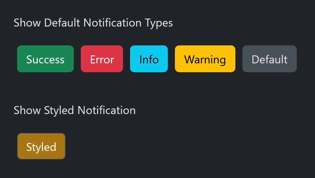 Kendo UI Angular UI Notification Controls 產品圖片 Kendo UI Angular UI Notification Controls 產品圖片