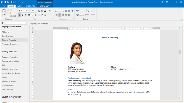 DevExpress VCL Rich Text Editor product image