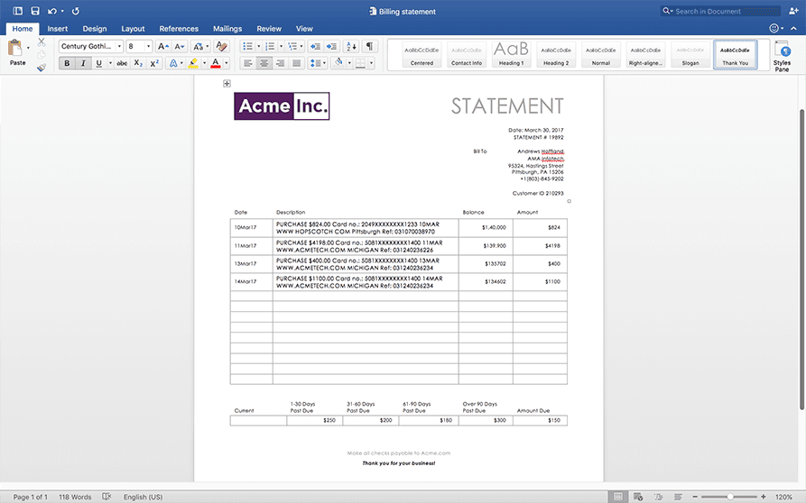 imagem do produto Document Solutions for Word .NET