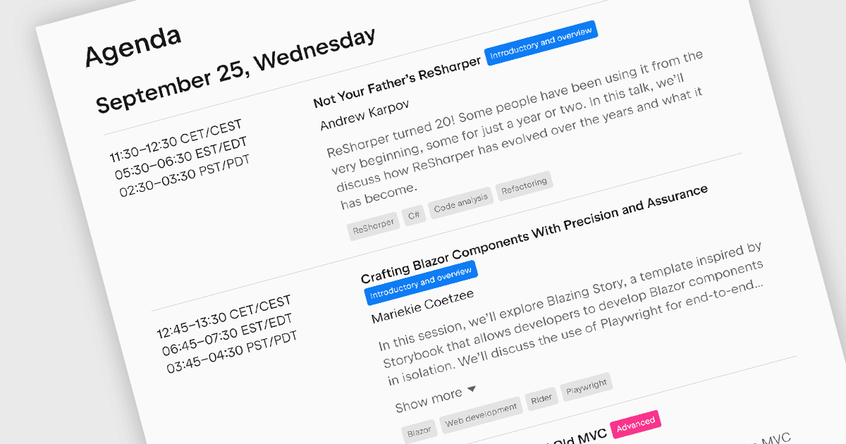 Announcing JetBrains .NET Days 2024 Online Event