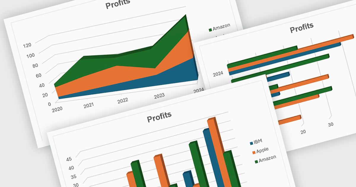 Visualize Spreadsheet Data Using 50 Chart Types
