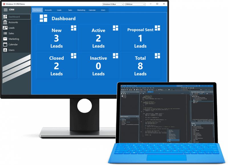 Build native C++ apps 10x faster with less code.