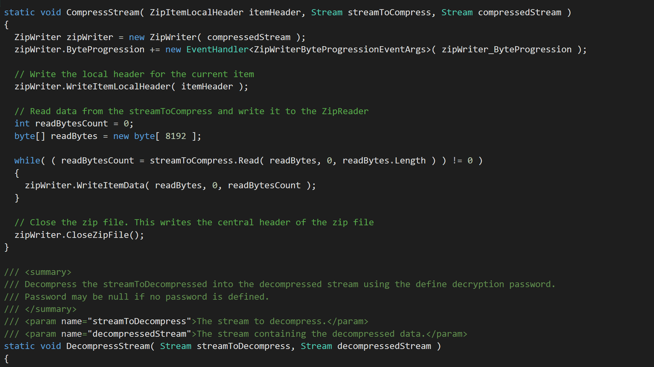 imagen del producto Xceed Real-Time Zip for Xamarin