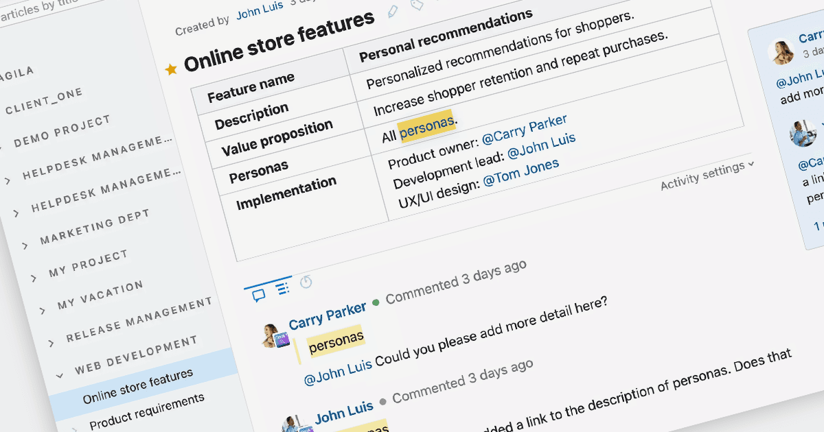 Collaborate on Documentation More Efficiently with Inline Comments