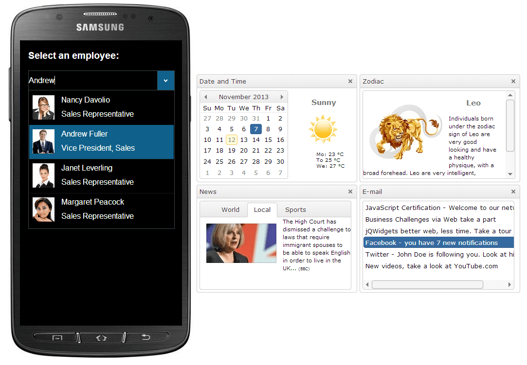 jQWidgets product image