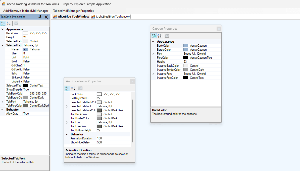 Xceed Docking Windows for WinForms product image