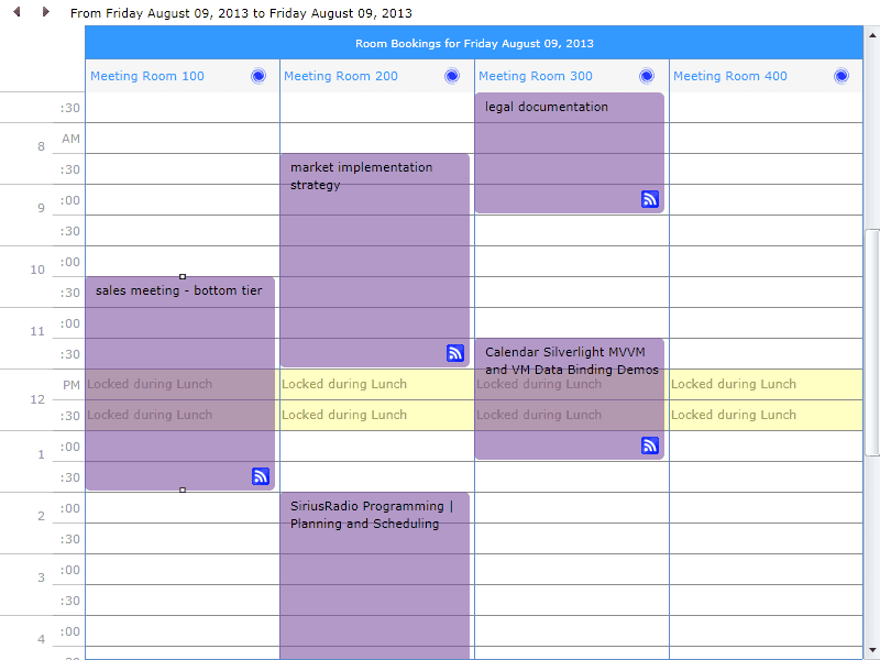 dbi Calendar Silverlight product image