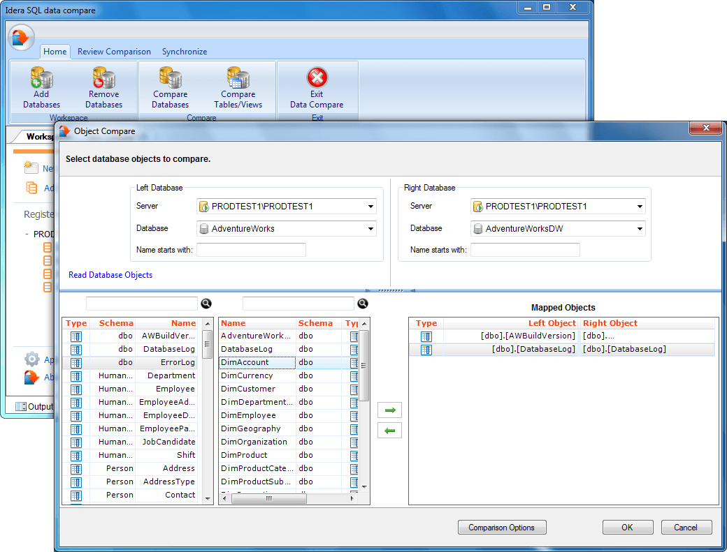SQL Comparison Toolset released