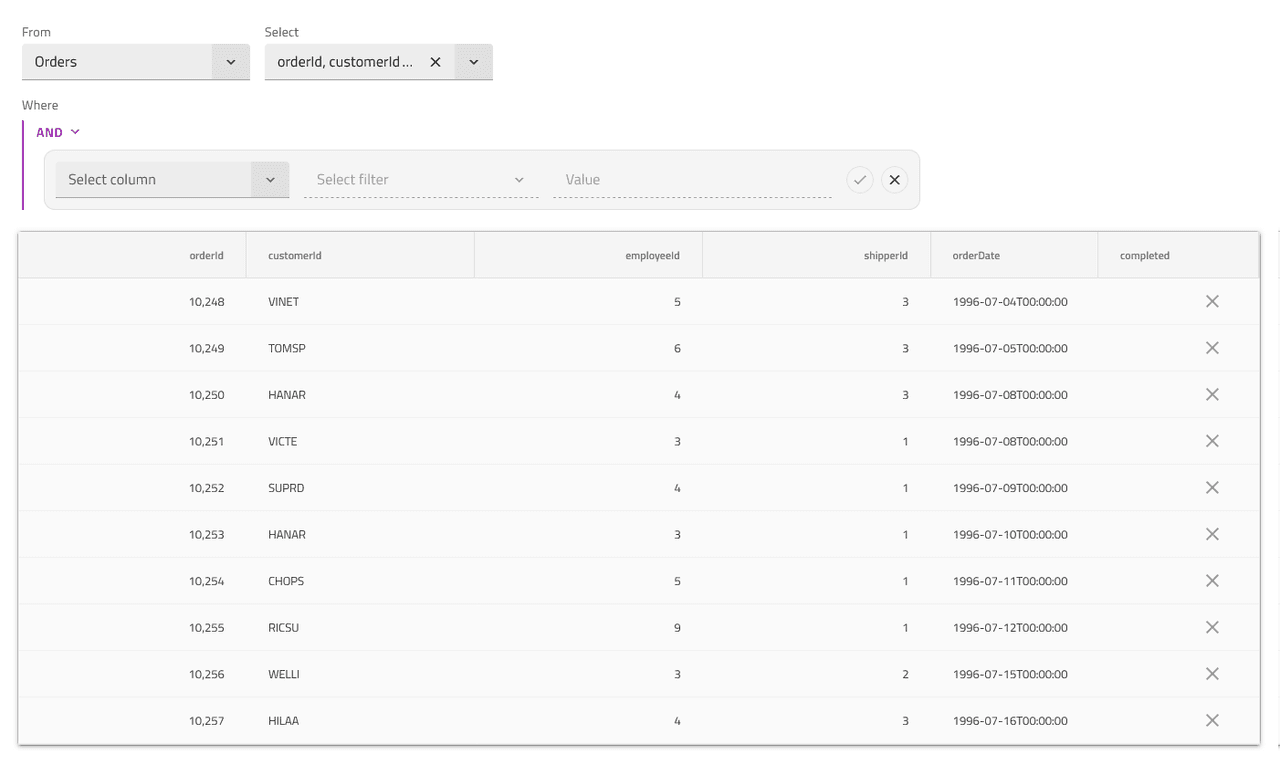 Infragistics Ignite UI for Angular Query Builder product image Infragistics Ignite UI for Angular Query Builder product image