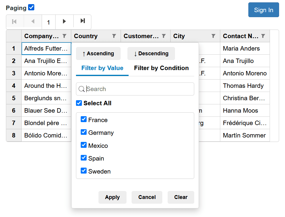 Wijmo Web Components Firestore product image