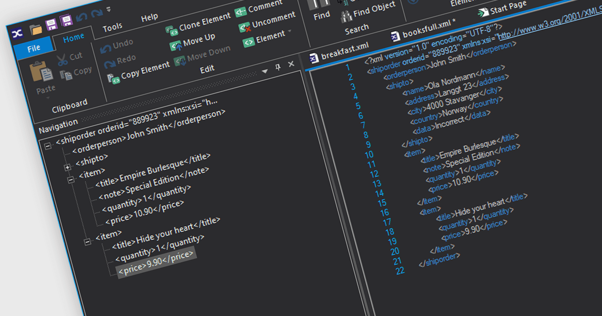 Provide Clear, Hierarchical Views of XML Documents
