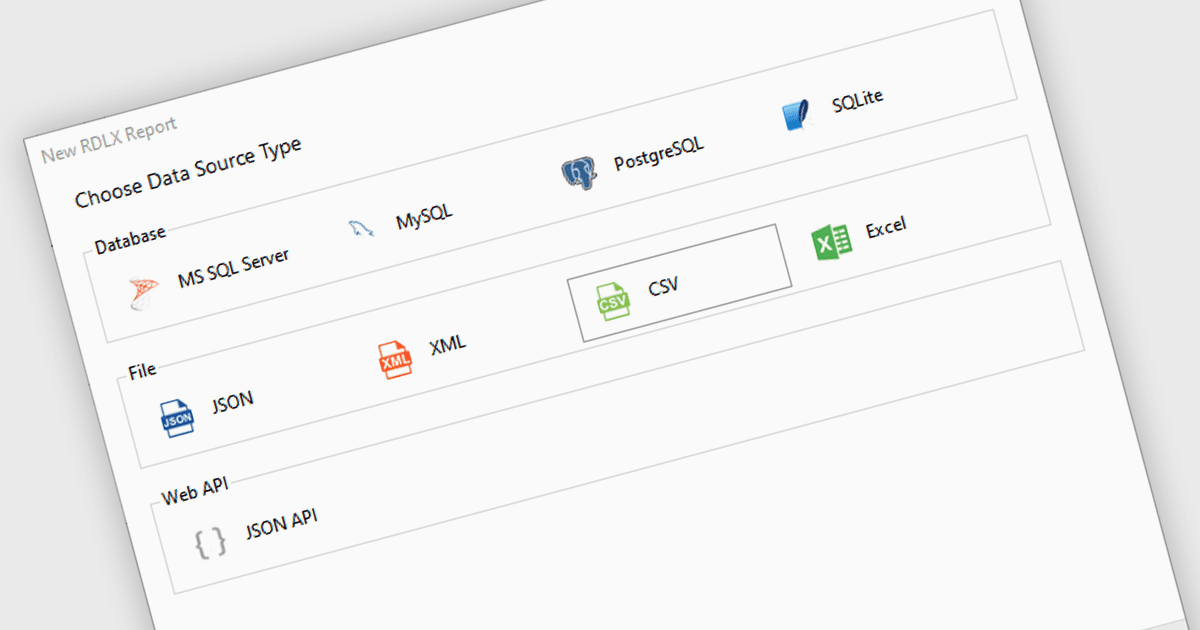 Connect Excel or CSV Files Directly to Your Reports