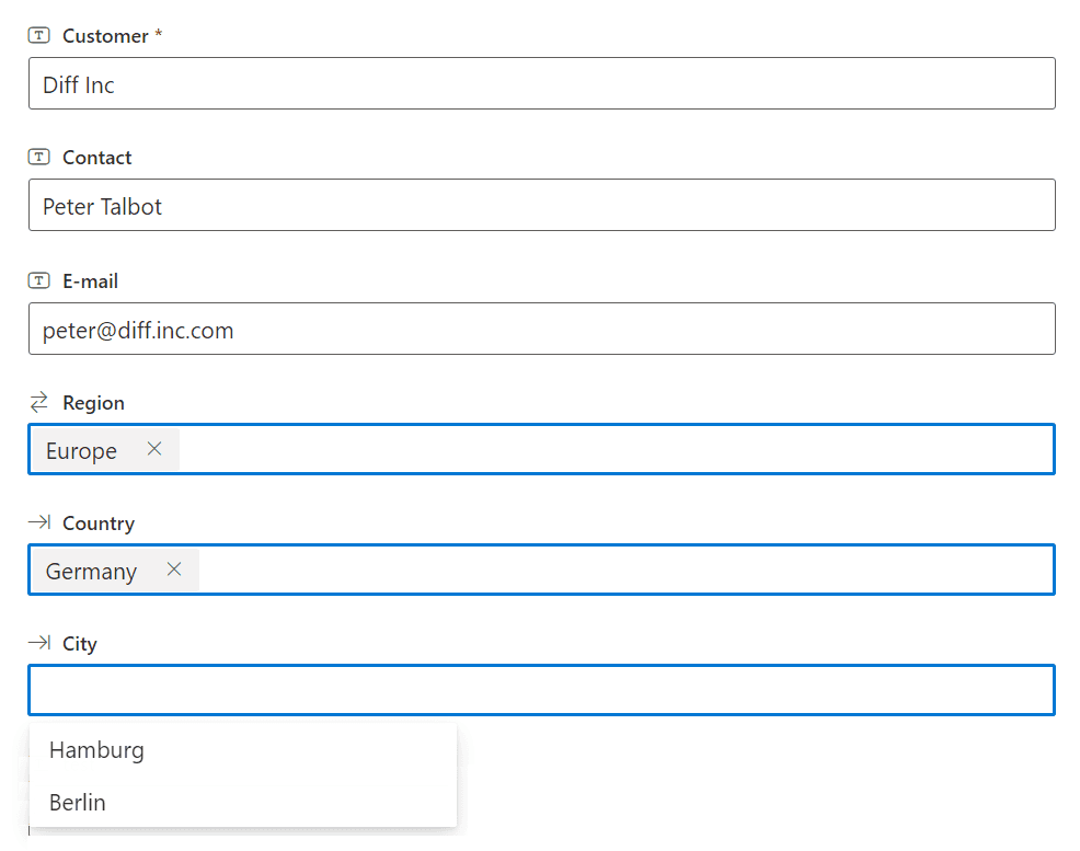 imagem do produto Cascaded Lookup App for SharePoint Online