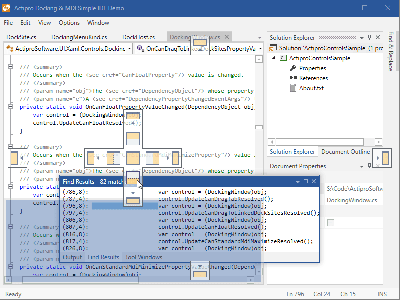 imagem do produto Actipro Docking & MDI for WPF