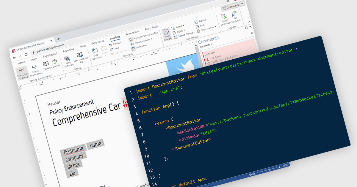 Enhance Your React Apps with Document Editing