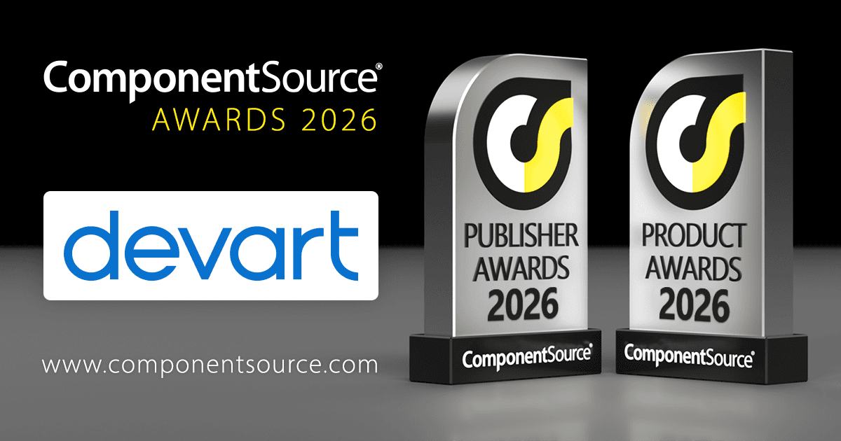 Devart Wins Two ComponentSource Awards