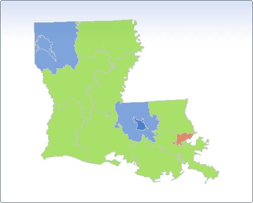 LA Zip Codes Map.