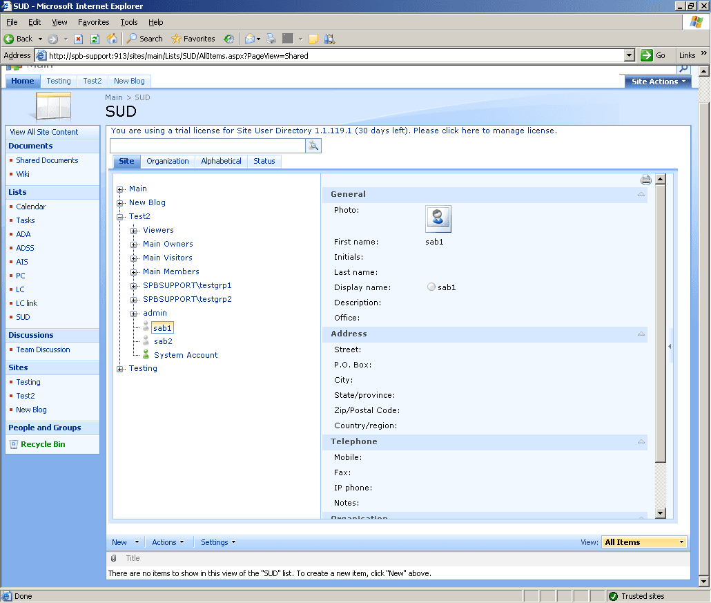 SharePoint Site User Directory launched