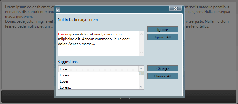 Infragistics Ultimate UI for WPF Spell Checker product image