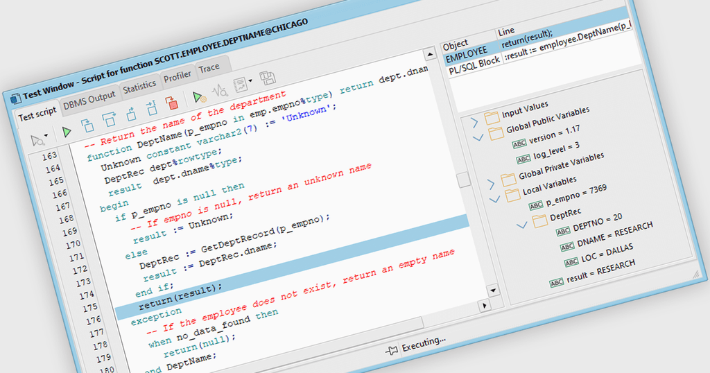 Improve PL/SQL Debugging with Automatic Variable Display