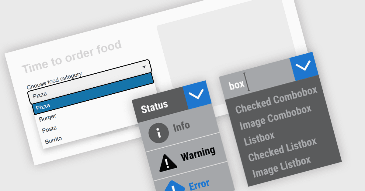 Input Data Using Flexible JavaScript UI Components
