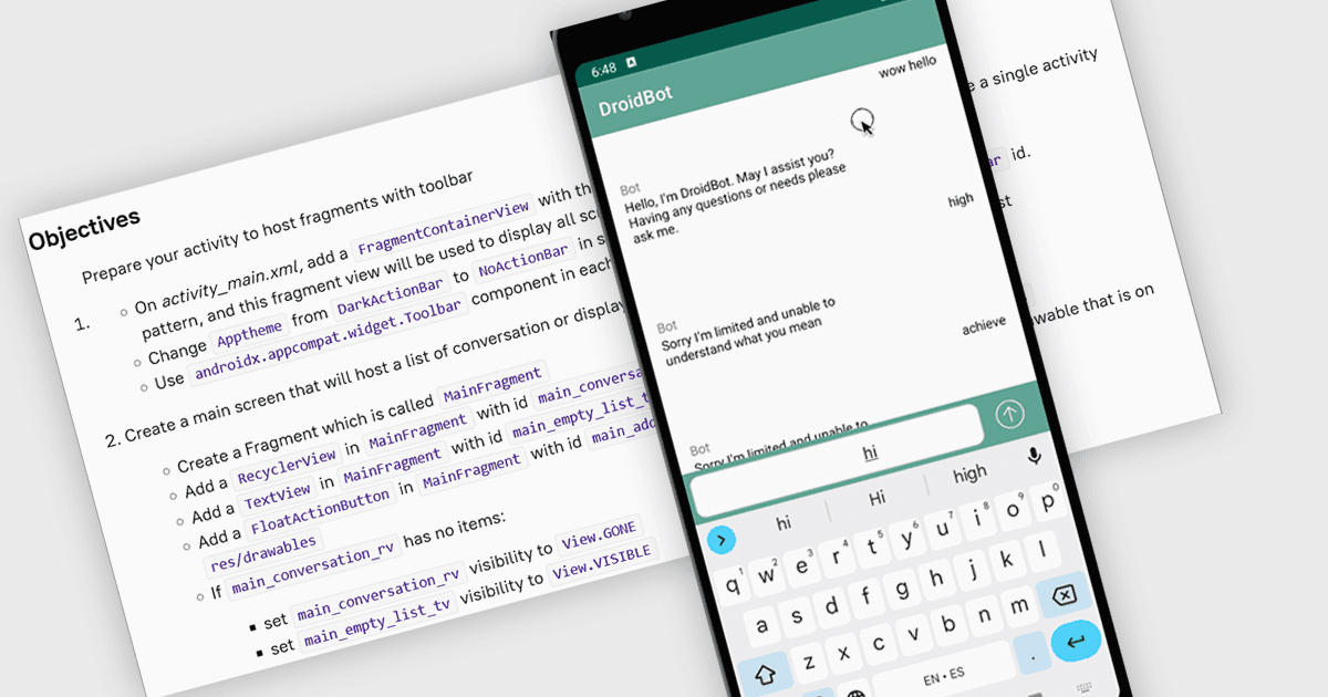 Learn How to Build Your Own Android Chatbot