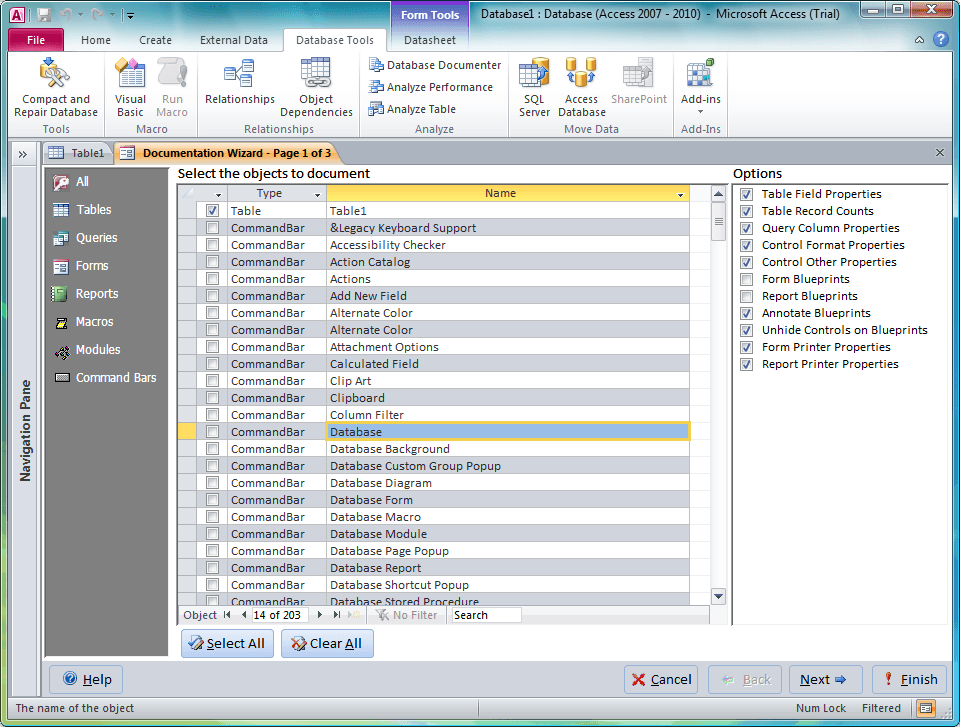Five popular Microsoft Access developer products.
