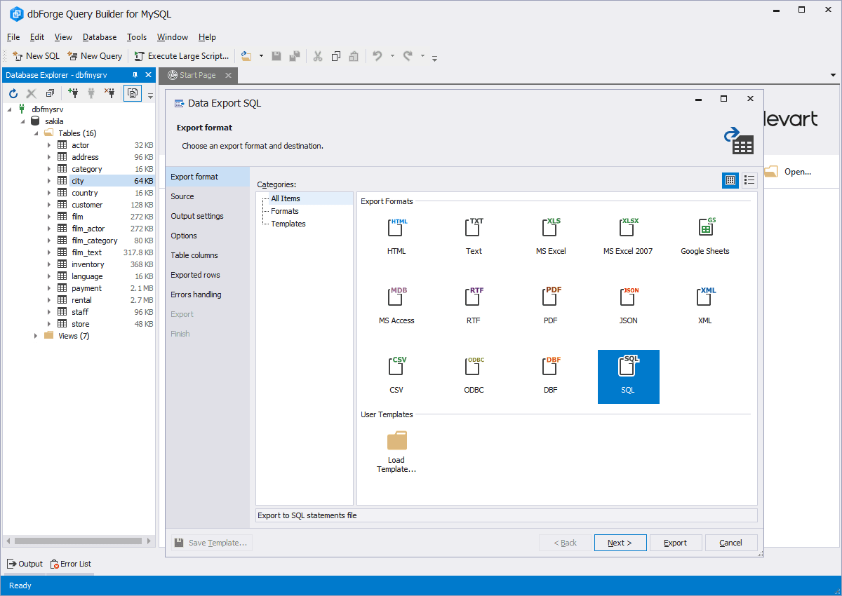 image du produit dbForge Query Builder