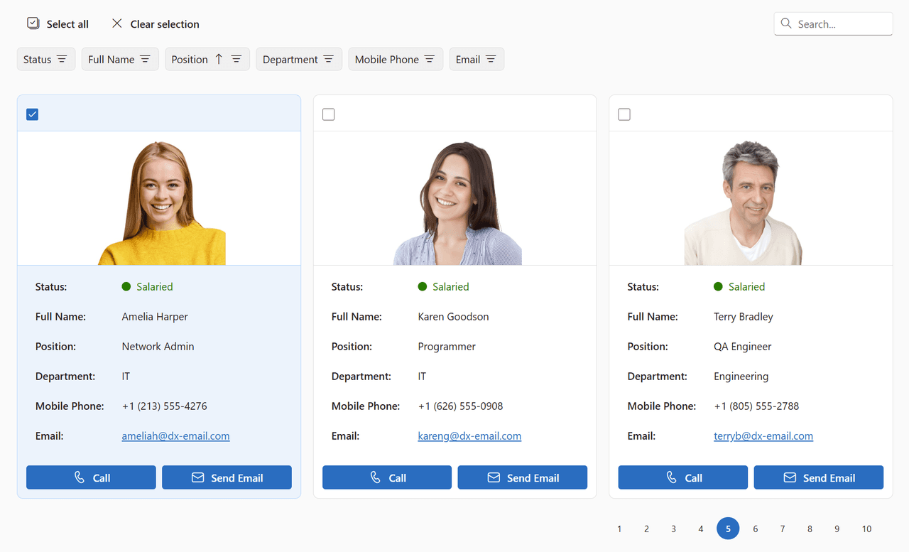 DevExtreme jQuery UI Selection Controls product image