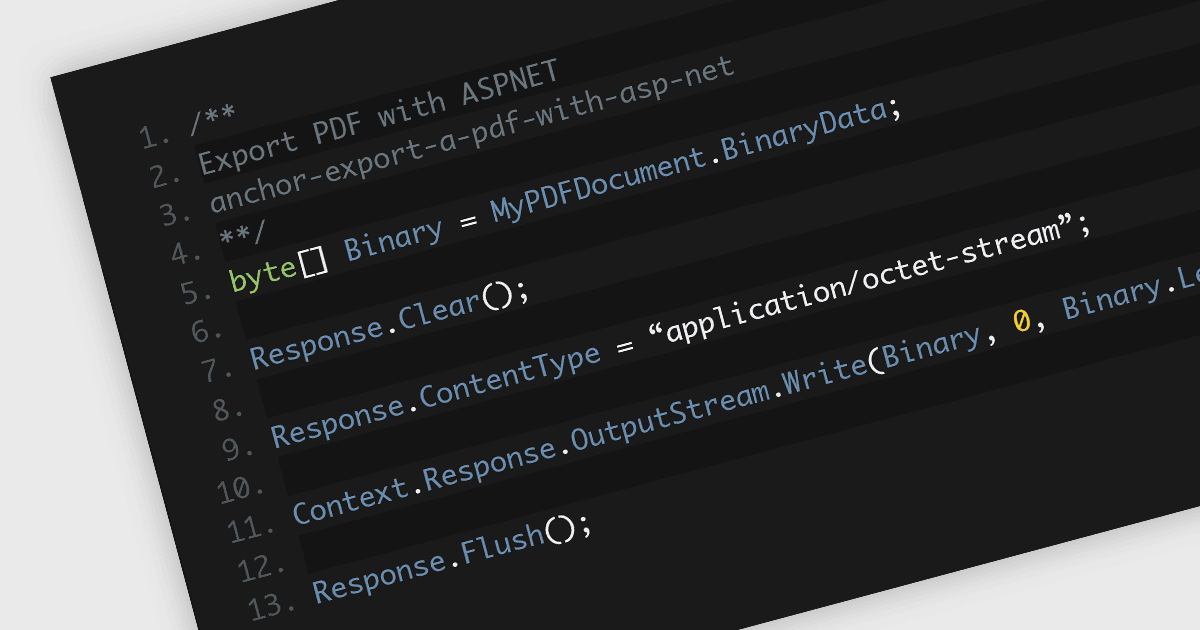 Reduce Memory Usage by Saving PDFs to Streams