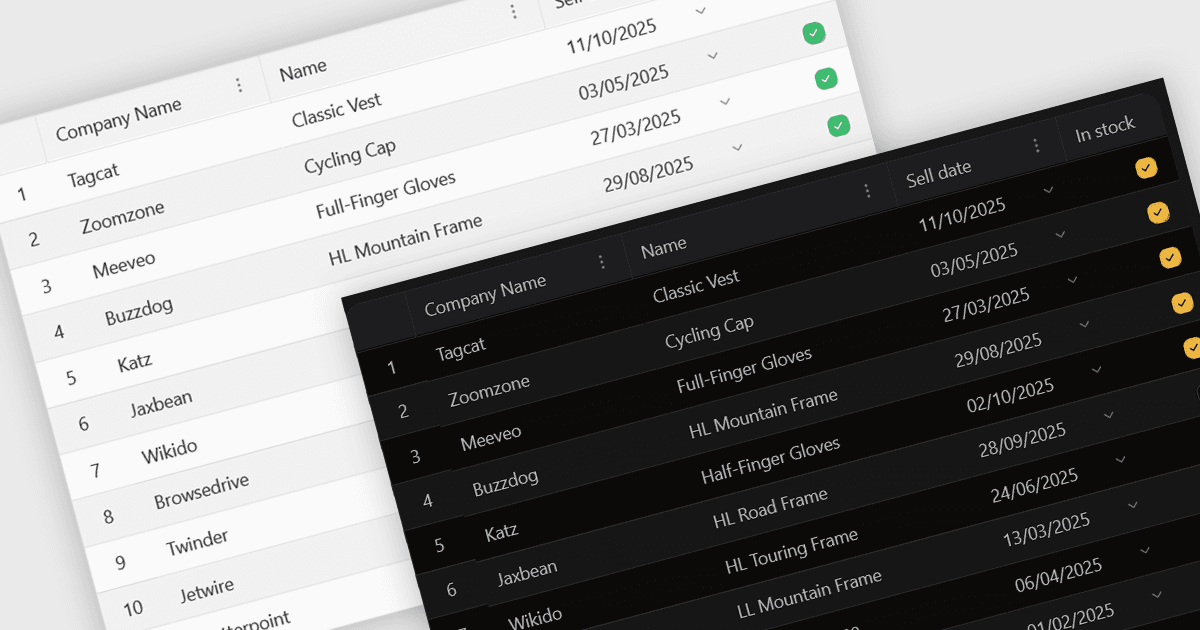 Customize Your Grid with a New Theming System