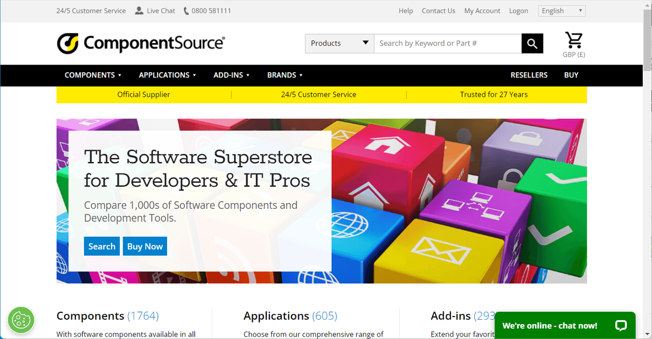 imagem do produto ComponentSource Test Product