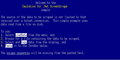 Add terminal emulation and screen scraping to any .NET Windows or ASP.NET application.