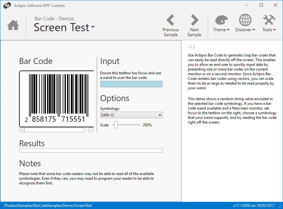The same bar code can be configured in many different ways.