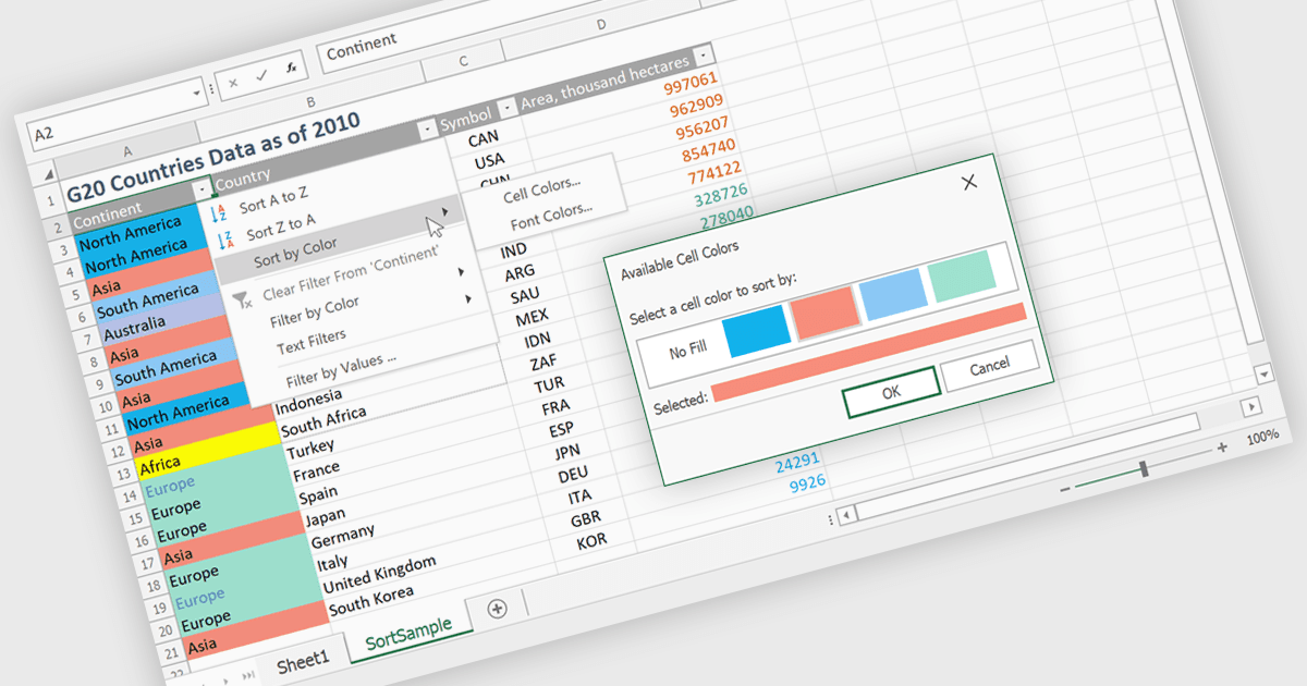 Simplify Large Datasets with Spreadsheet Sorting