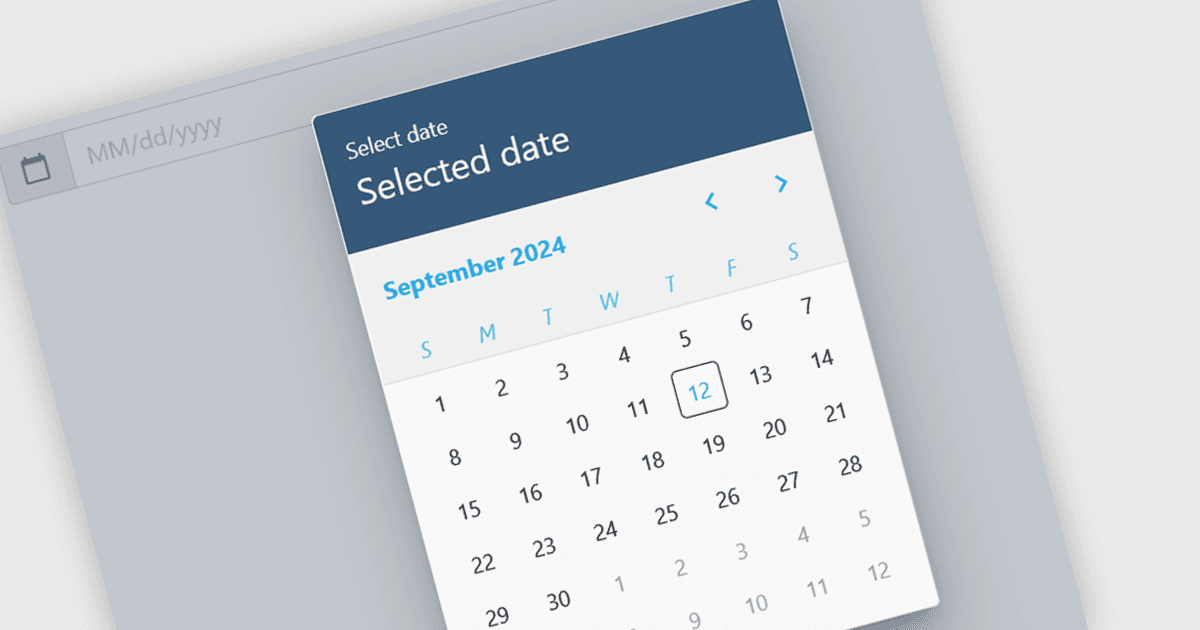 Provide a User-Friendly Solution for Date Input