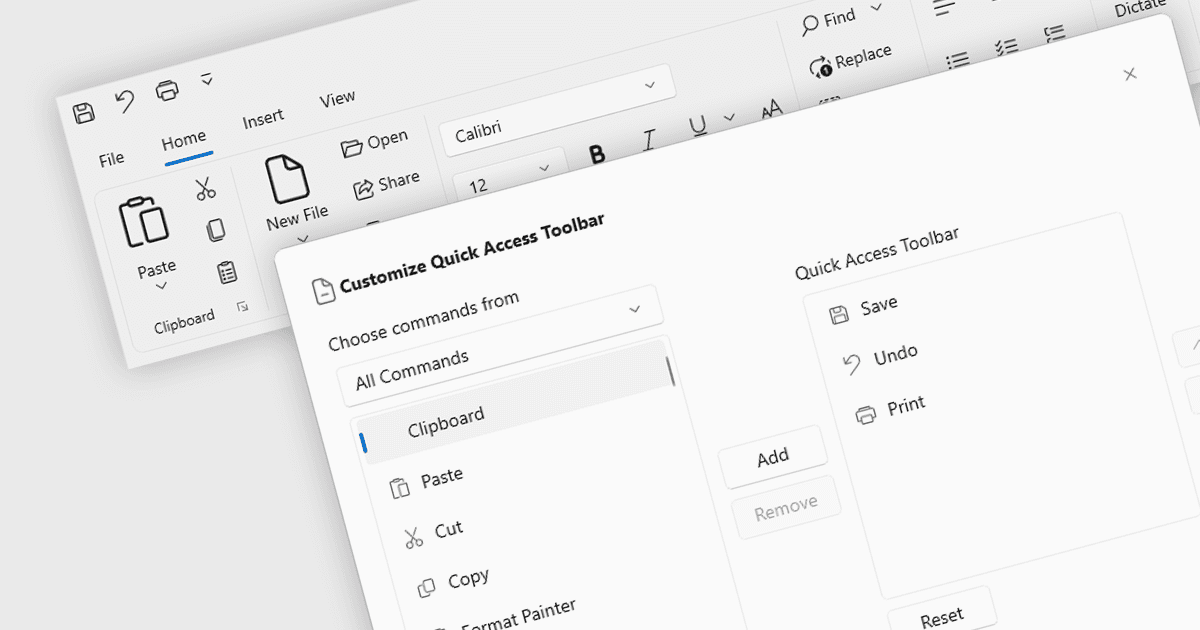 Tailor the Quick Access Toolbar to Boost Productivity